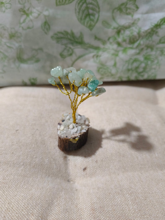 Mini árbol de Aventurina verde 01264