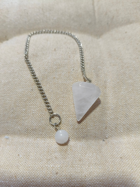 Péndulo de cuarzo blanco 01315