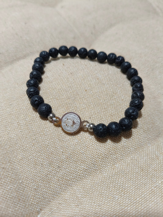 Lava volcánica con San Benito 01332