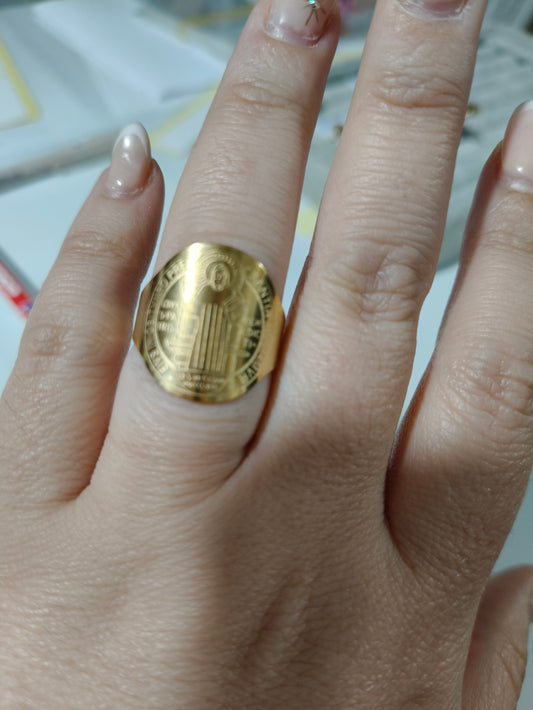 Anilla San Benito dorado 01353