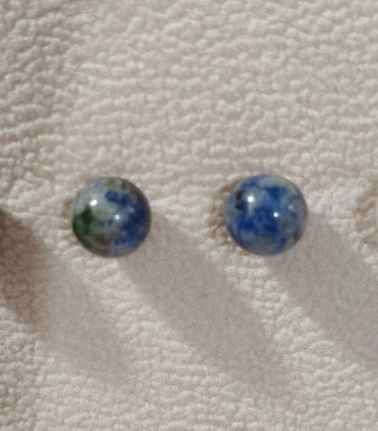 Pendientes de Sodalita