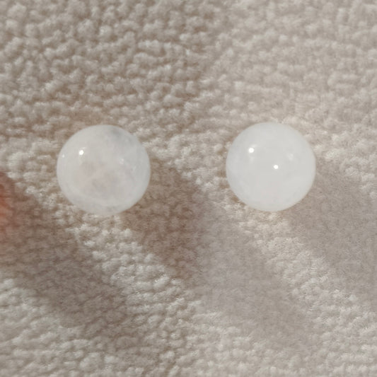 Pendientes de Cuarzo Blanco
