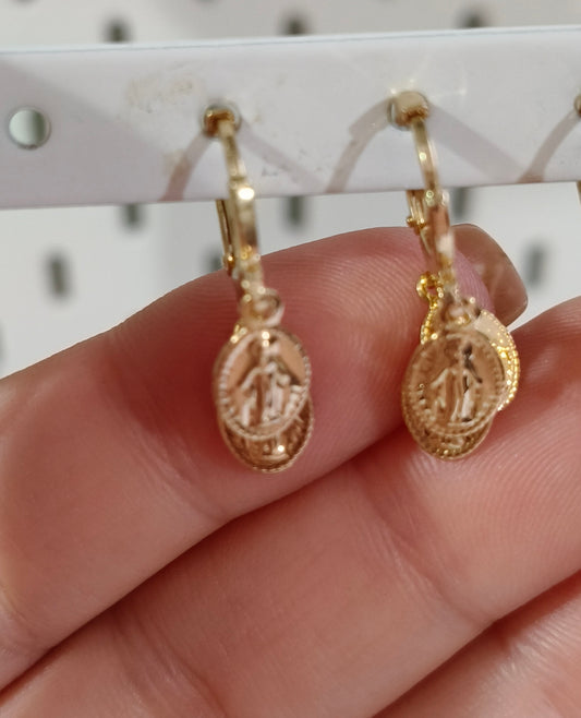Pendientes de la Virgen Milagrosa