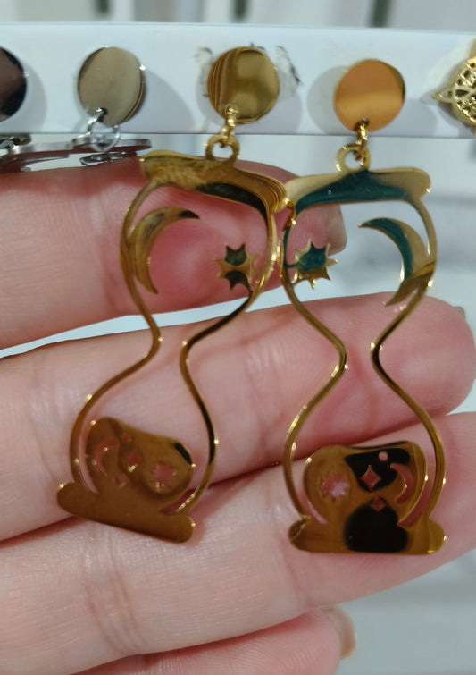 Pendientes Reloj de arena